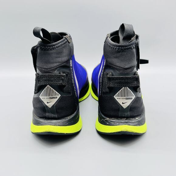 Nike Pegasus Turbo Shield Shoes Womens 8.5 Black Purple Yellow Waterproof Run - Picture 7 of 13